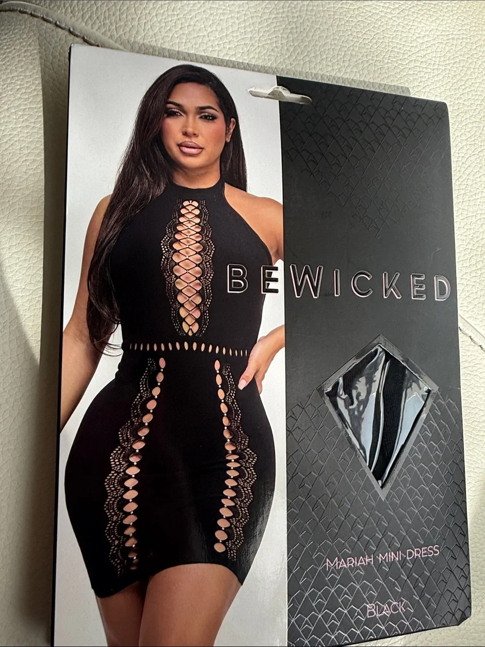 BeWicked Mariah Mini Dress‎ Stocking Bodycon Bodice
